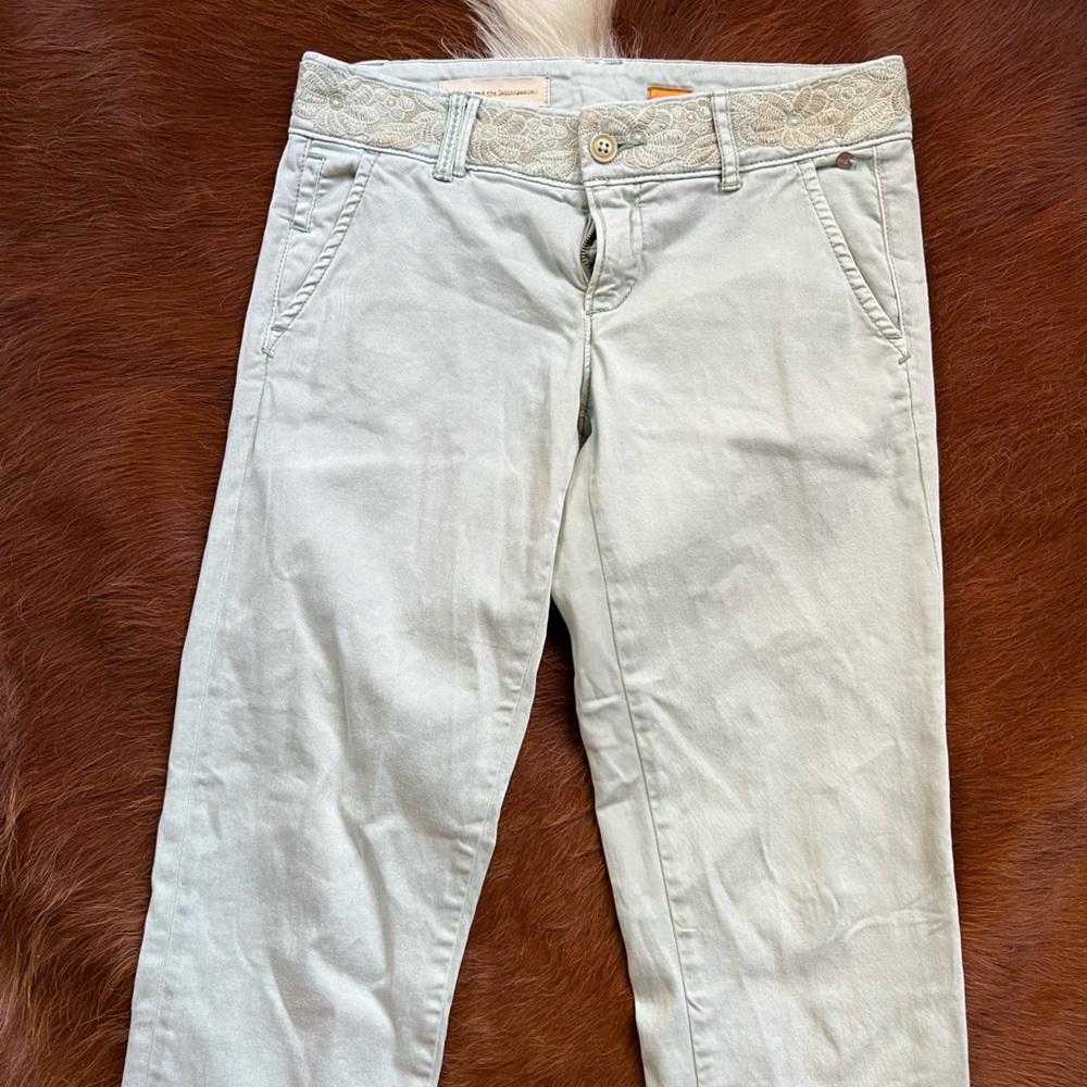 PILCRO AND THE LETTERPRESS Embroidered Pants